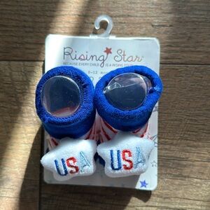 USA Infant Rattle Socks